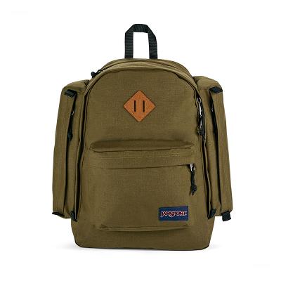 JanSport Field Pack Laptop Rugzak Olijfgroen | NL_JS577