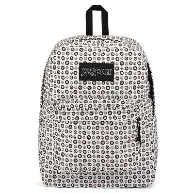 JanSport SuperBreak® Plus Schooltas Wit Zwart | NL_JS110