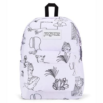 JanSport SuperBreak® Schooltas Wit | NL_JS489