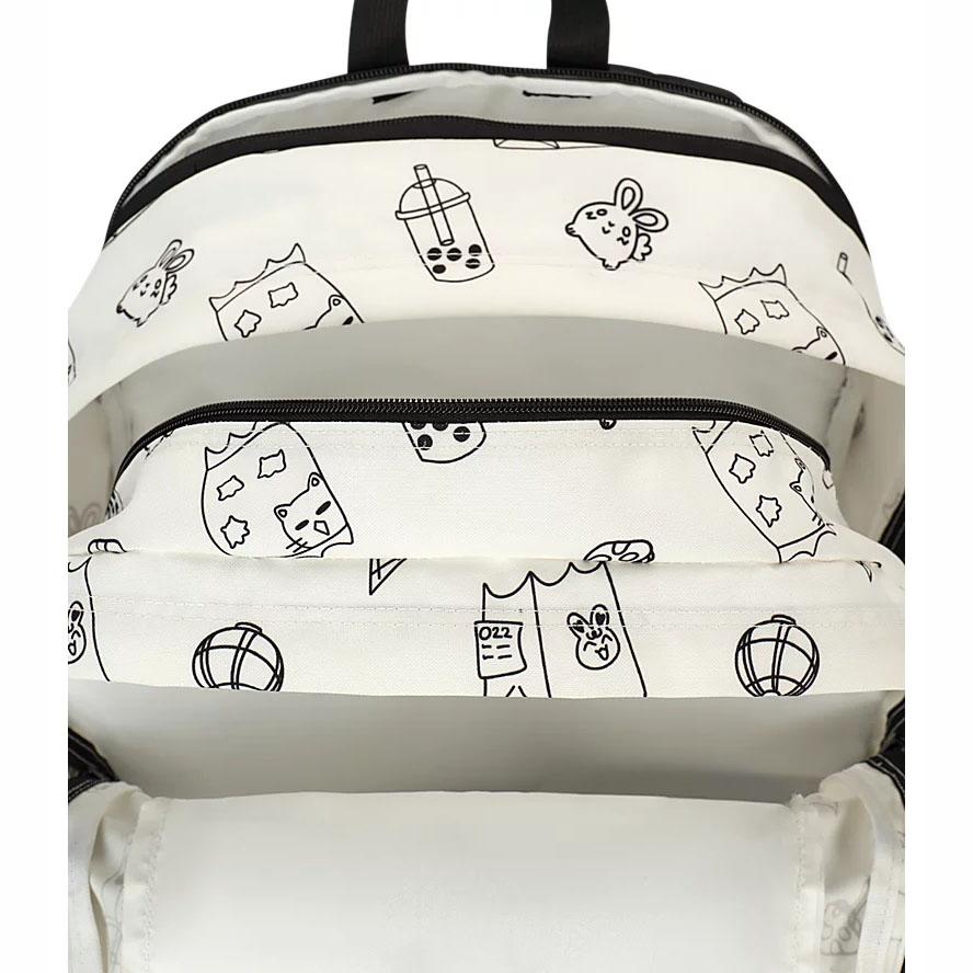 JanSport Main Campus Laptop Rugzak Wit | NL_JS403