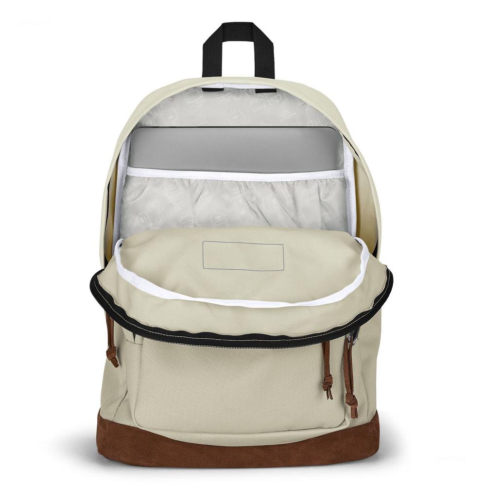 JanSport Right Pack Laptop Rugzak Beige | NL_JS235