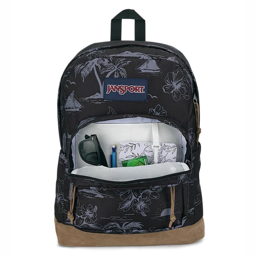 JanSport Right Pack Laptop Rugzak Zwart | NL_JS05B