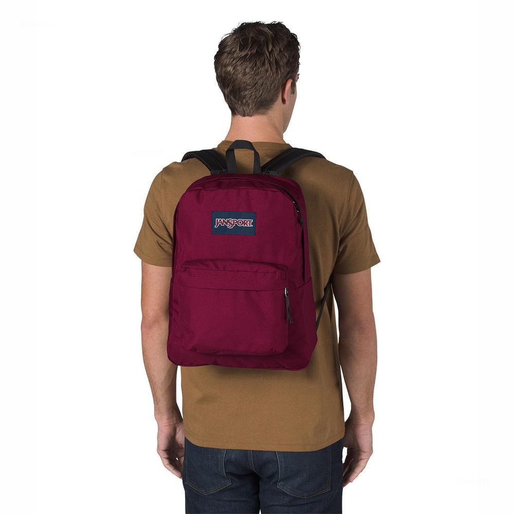 JanSport SuperBreak® Schooltas Bordeaux | NL_JS150