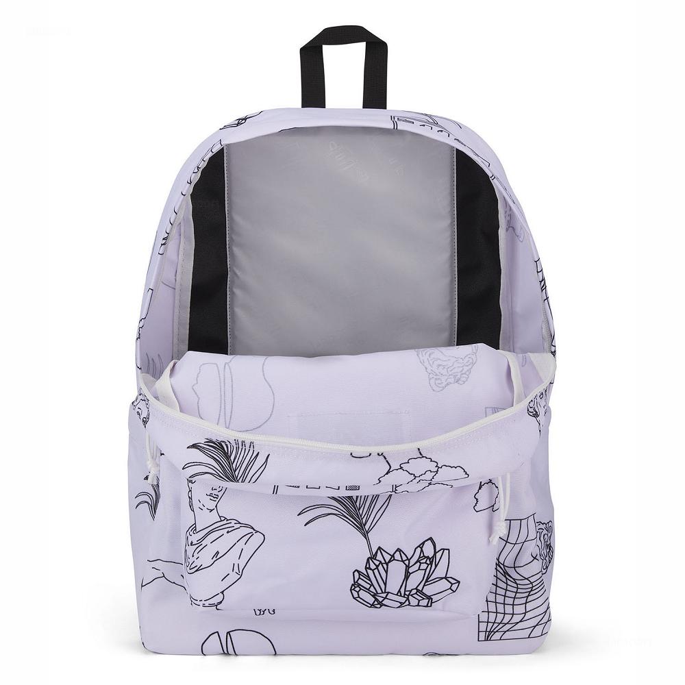 JanSport SuperBreak® Schooltas Wit | NL_JS489