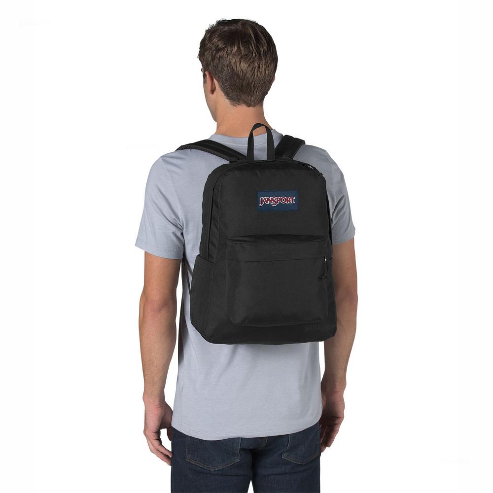 JanSport SuperBreak® Schooltas Zwart | NL_JS445