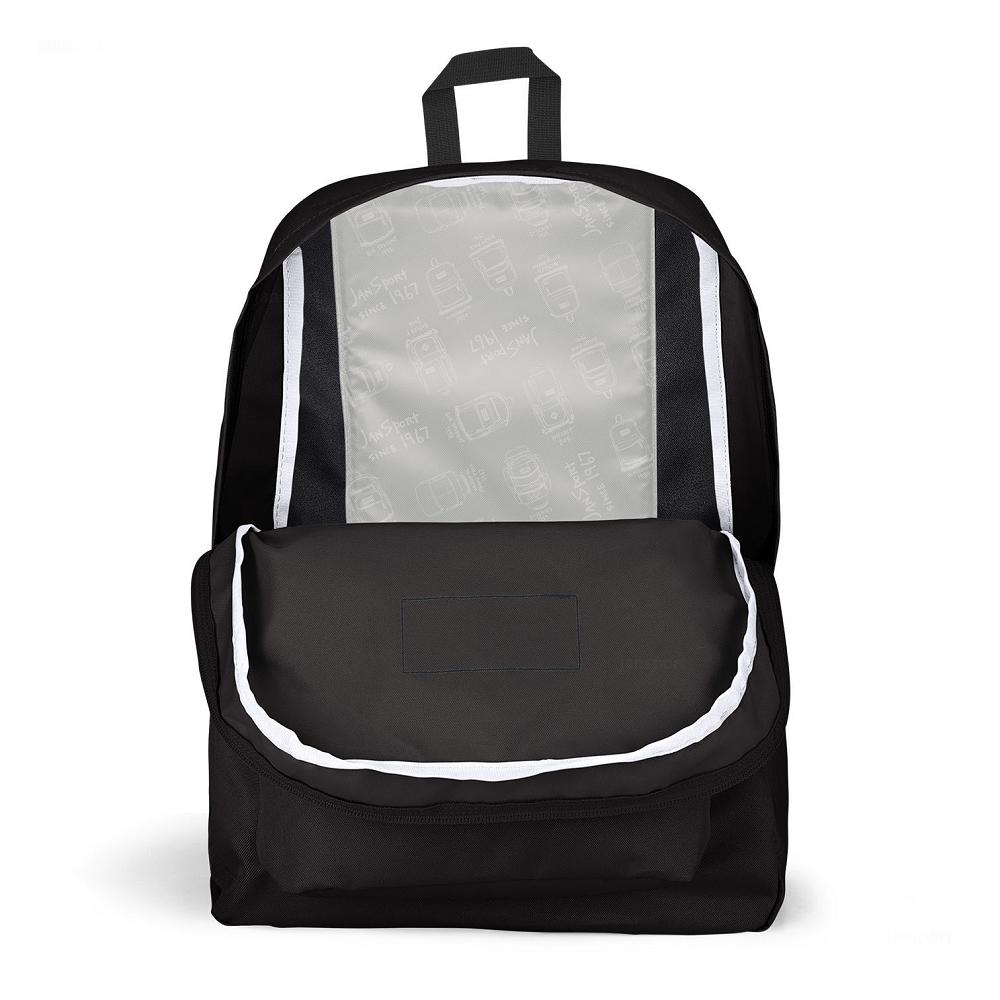 JanSport SuperBreak® Schooltas Zwart | NL_JS445